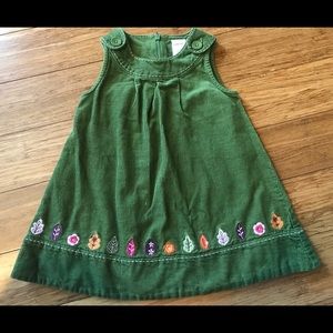 Gymboree Fall Forest corduroy jumper 18-24 months